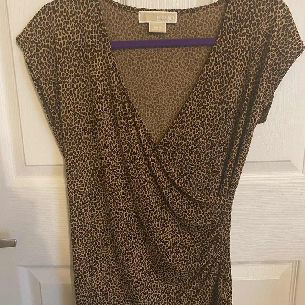 Michael Kors Cheetah Print Top